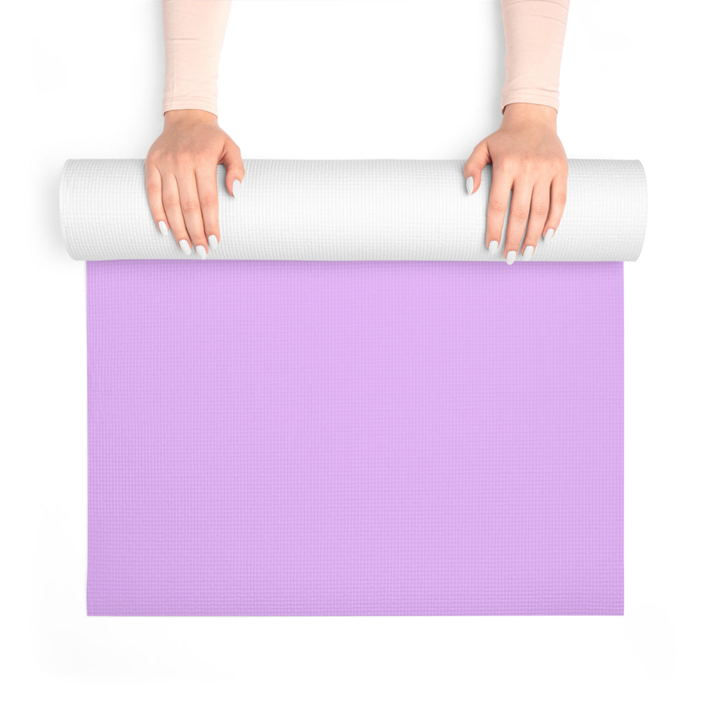 Yoga Mat — Lavender Foam "Live With Passion"