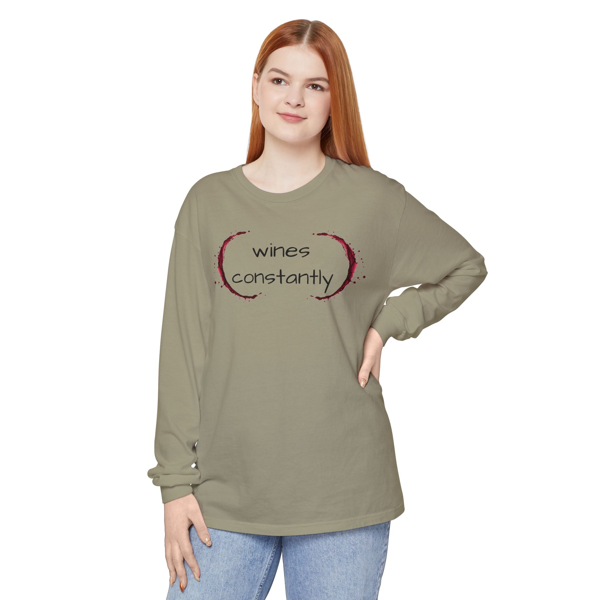 Wines Constantly Long Sleeve Tee