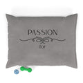 Passion For — Plush Pet Bed (Personalizable, Soft Fleece Cushion for Dogs & Cats)