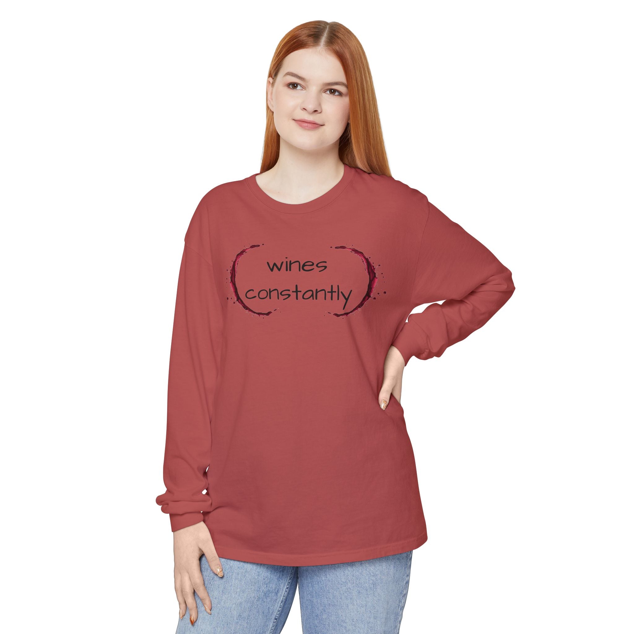 Wines Constantly Long Sleeve Tee