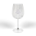 12oz Stemmed Wine Glass — 'Live with Passion' Elegant Drinkware