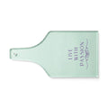 Wine Bottle Cutting Board – "Live with Passion" Glass Charcuterie Board