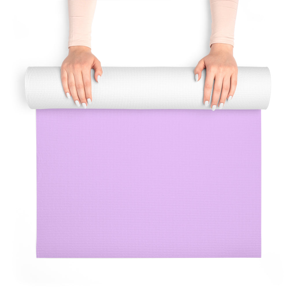 Yoga Mat — Lavender Foam "Live With Passion"