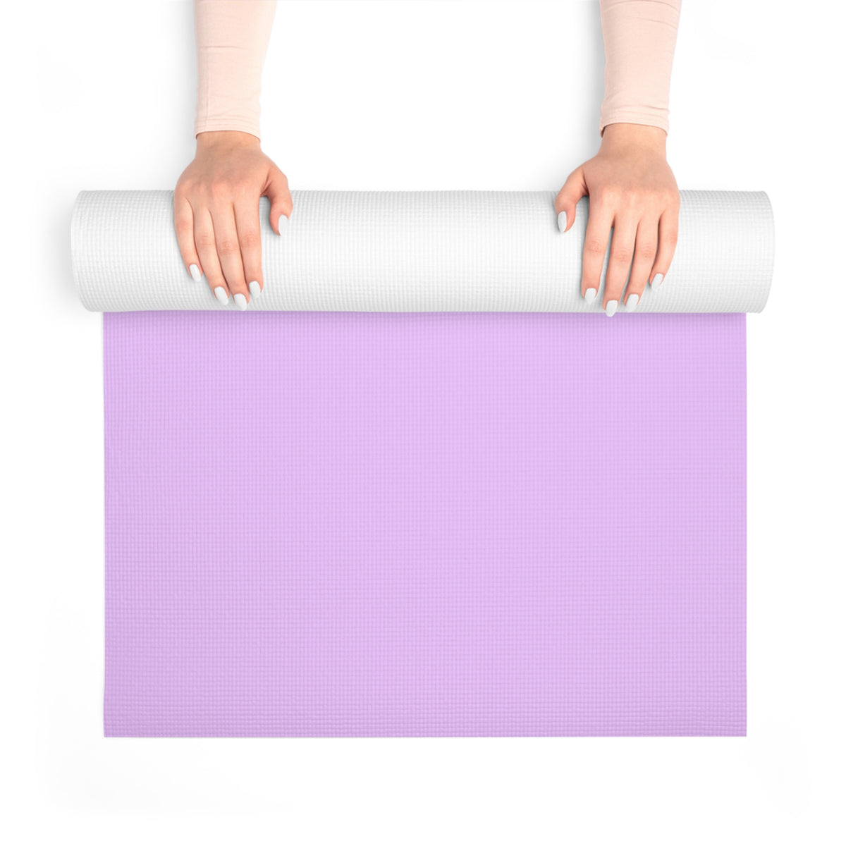 Yoga Mat — Lavender Foam "Live With Passion"