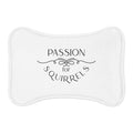 Pet Feeding Mat - "Passion for Squirrels" Decorative Bowl Mat for Dogs & Cats